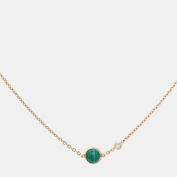 PIAGET Possession Malachite Diamond 18k Rose Gold Bracelet - Picture 3 of 7